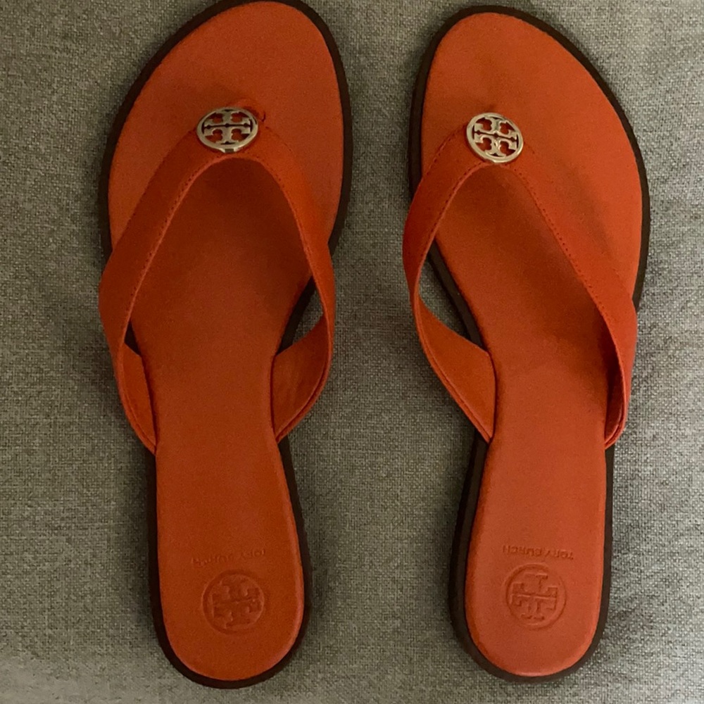Tory Burch sandals. Worn once.